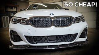 Mods Are SO Cheap On The G20 BMW! | M340i Lip Install DIY