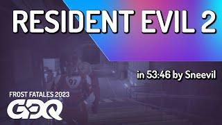 Resident Evil 2 (2019) by Sneevil in 53:46 - Frost Fatales 2023