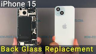 The Easiest iPhone 15 Back Glass Replacement Tutorial Ever!