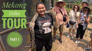 Meet John the Python! \\ Mekong River Delta Tour - Part 1 (Vietnam)