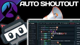 Easy Auto Shoutout with Streamlabs Chatbot!