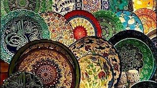 Most Beautiful Ceramics Plates In Grand Bazaar Istanbul Turkey