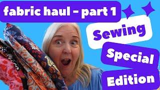 Fabric haul part 1 - 5 new gorgeous bargain priced high quality fabrics #fridaysews