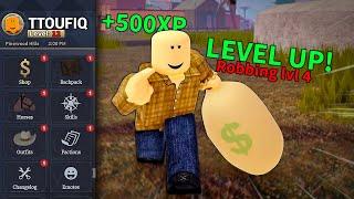 I Tried Leveling Up Like Progression.. Episode 1 Roblox Wild West