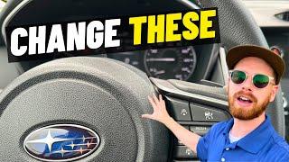 Top 5 Settings you will want to change on your NEW Subaru Outback, Forester, Crosstrek & More