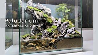 making paludarium waterfall with river stream