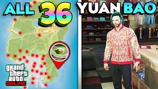 GTA 5 Online All 36 Yuanbao Locations NEW Collectibles (How to Unlock Gold Snake Santo Capra Outfit)