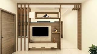 Partition Wall with TV Unit Design Ideas| TV Stand Room Partition/Wall/Room Dividers Ideas