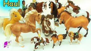 Giant Haul Spirit Riding Free Breyer Horses - Traditional , Brushable + Action Figure Riders