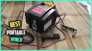 Top 5 Best Portable Winches [Review] - Master Lock Electric Winch/Electric Trailer Winch [2024]