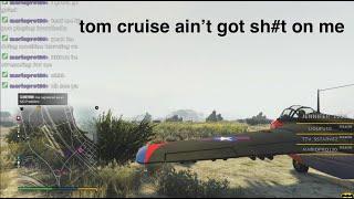 me and starla (my starling plane) freemode hero's and doing missions with randoms | PS4