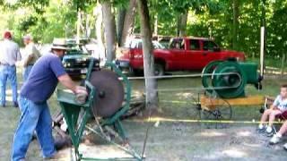 Fairbainks Moorse 6hp Z running a buck saw