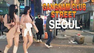 [4K]불토 강남 거리Seoul saturday night walking hot gangnam club streets saturday night walking,seoul tour