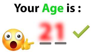 I Will Guess Your Age! *2024* (100% real)