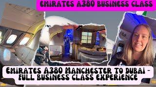 Experience Luxury Travel: Emirates A380 Business Class From Manchester To Dubai On A Night Flight