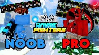 Noob to pro pt3 First SECRET!! | ANIME FIGHTERS SIMULATOR