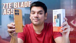 ZTE Blade A55 Unboxing - 90Hz display, stylish design