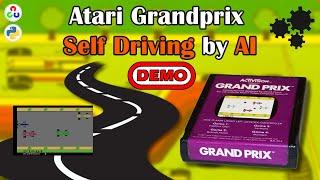 Creating a Self-Driving Car in Atari 2600 Grand Prix | Demo