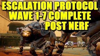 Destiny 2: Escalation Protocol Wave 1 - 7 COMPLETE POST NERF | No commentary just gameplay