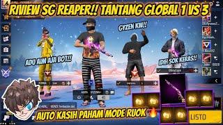 TANTANG 3 PLAYER GLOBAL SONGONG 1 VS 3 PAKE SG 2 REAPER!! AUTO KASIH PAHAM 