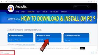 How to Download and Install Audacity on PC? | Free Audio Editor Software