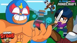 El Primo and Bibi in Minecraft: Outpost Miniquest - Brawl Stars x Minecraft animation