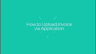 Tutorial on process of Uploading Invoice.