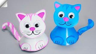 3D Paper CAT | Moving paper toys