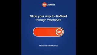 Schedule your meetings with WhatsApp and easily slide into JioMeet.