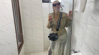 Trailer video. Lulu sings in the shower after swimming pool. Wetlook video for sponsors
