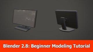 Blender 2.8 Modeling Beginner Tutorial