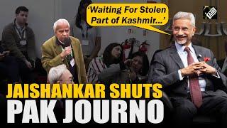 "Waiting for return of stolen part..." Jaishankar unsparing take to Pak journo's Q&A on Kashmir