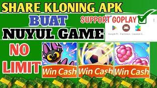 UPDATE SHARE KLONINGAN BUAT NUYUL GAME PENGHASIL SALDO DANA TERBARU LANCAR JAYA 2025