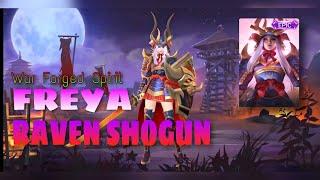 FREYA - RAVEN SHOGUN SKIN  WITH SKILL EFFECTS  || Epic skin 899 diamond,Is it worth to buy ?