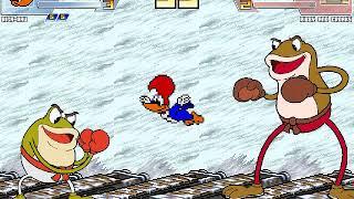 MUGEN battle #1889: Woody Woodpecker vs Cuphead Bosses