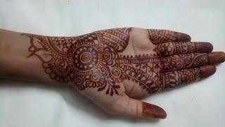 Mehandi design | Arabic mehandi design | Front hand mehandi design | mehandi design for front hand