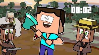 Minecraft ANIMATED  SPEEDRUN 2