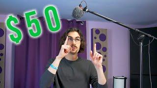 Super cheap overhead mic setup for warm, clean audio | AUDIO TUTORIAL