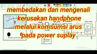 cara menggunakan power suply untuk membedakan kerusakan hp mati total || belajar servis hp part 6