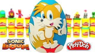 Sonic Boom Tails Sürpriz Yumurta Oyun Hamuru PlayDoh Sonic Oyuncakları