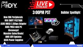 ASUS Show #74 - New ROG peripherals, ROG SWIFT PG27AQN, Power Supplies, Giveaways & More