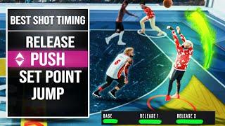 this JUMPSHOT + PUSH Shot timing is so OVERPOWERED in nba2k24