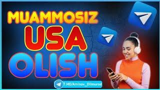 Usa nomer olish 2022 Yangi usuli | Aminov Dilmurod