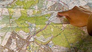 ASMR: OS Map Exploration - Cannock Chase & Chasewater