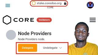How to DELEGATE or STAKE your CORE | gmzone