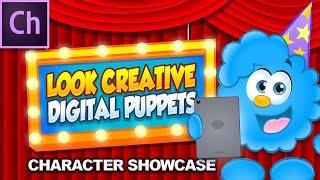 Digital Puppets: Adobe Character Animator test animation: Cartoon Wizzy