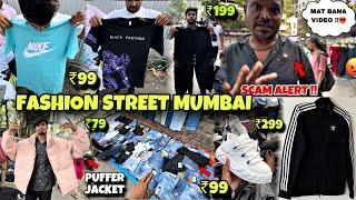 Fashion Street Mumbai 2024 EXPOSED | Lowest Cloths Market In Mumbai  | Churchgate Market