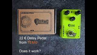 22 € Delay Pedal Dolamo D-14 from TEMU - tested with Arturia MicroFreak. Does it work?