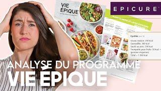 Programme Vie Épique de Épicure: Plan de repas & recettes | Analyse de nutritionniste