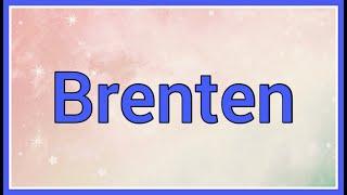 Brenten | Name Origin Variations